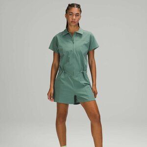 Lululemon Stretch Rib Pocketed Romper Teal
